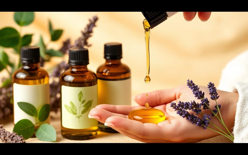 Aroma-Öl Massage